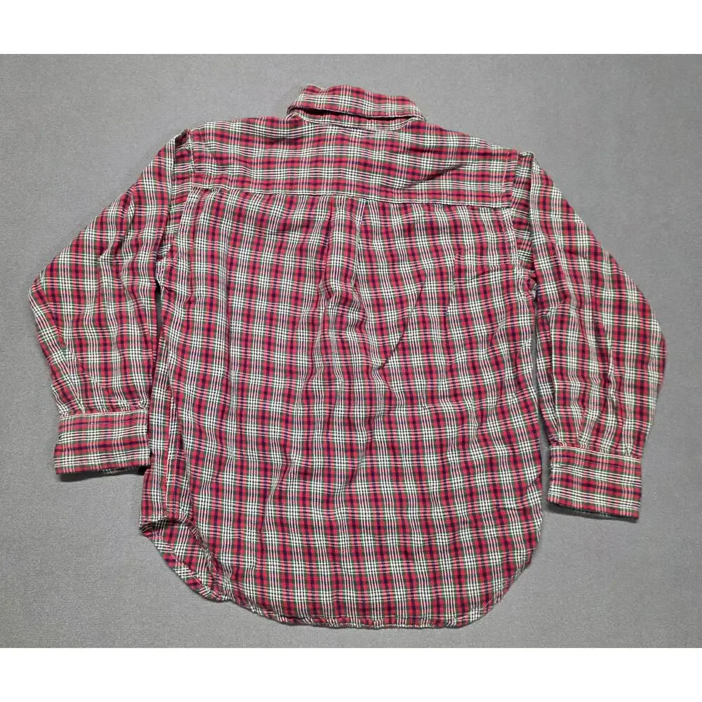 Ralph Lauren Shirt Boys Size 4T Button Up Long Sleeve Youth Plaid Dress